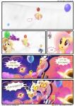 2017 absurd_res alice_goldenfeather_(estories) attached_to_balloon balloon balloon_support cameo chilllum chimera comic creature_print dialogue digital_media_(artwork) discord_(mlp) draconequus ellipsis english_text equid equine female feral fluttershy_(mlp) friendship_is_magic hanging_from_balloon hasbro hi_res holding_balloon holding_object inflatable inflatable_support light262 male mammal my_little_pony mythological_creature mythological_equine mythology pegasus print_balloon shaded silverlay_(estories) speech_bubble squeaky_pitch text url wings