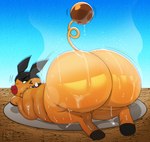 Rating: e
ID: 5368664
Date: 2025-02-12 16:14:53 -0500
Status: active
Score: 66
bedroom_eyes big_butt bodily_fluids butt collar collar_only feral generation_5_pokemon green_eyes hi_res hooves huge_butt looking_at_viewer looking_back looking_back_at_viewer lying male narrowed_eyes nintendo nude on_front on_plate orange_body plate pokemon pokemon_(species) satsui-n0-had0u seductive solo spiked_collar spikes steam sweat sweaty_butt tepig post #5368664