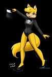 2019 5_fingers absurd_res alpha_channel anthro artist_name black_clothing black_footwear black_high_heels black_jacket black_leotard black_shoes black_suit_jacket black_tie_(suit) black_topwear breasts button_(fastener) cacartoon canid canine cheek_tuft clothing contact_onomatopoeia dance_shoes dancewear dress_shirt eyebrow_through_hair eyebrows eyelashes facial_tuft fangs female fingers footwear fox frilly frilly_clothing frilly_shirt frilly_topwear fur glistening glistening_hair green_eyes hair hat headgear headwear hi_res high_heels holding_clothing holding_hat holding_headgear holding_headwear holding_object impact_lines impact_onomatopoeia inner_ear_fluff jacket leotard long_legs looking_at_viewer mammal markings motion_outline multicolored_body multicolored_fur one_eye_closed onomatopoeia orange_body orange_fur raised_eyebrow shirt shoes smile smiling_at_viewer solo sound_effects suit suit_jacket tan_body tan_fur tan_markings tap_dancing tap_shoes teeth text topwear translucent translucent_hair tuft two_tone_body two_tone_fur white_clothing white_dress_shirt white_shirt white_topwear wink winking_at_viewer