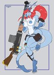 Rating: e
ID: 5450043
Date: 2025-03-22 20:05:14 -0400
Status: active
Score: 17
absurd_res anthro blade breasts canid canine canis claws clothed clothing dragon female gun hi_res horn hybrid mammal maxner12 mythological_creature mythological_scalie mythology nipples nude nude_anthro nude_female pinup pose ranged_weapon scalie skimpy solo tactical_gear tail tail_blade weapon weapon_tail wolf wraps post #5450043
