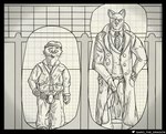 Rating: e
ID: 3658019
Date: 2022-10-29 18:27:57 -0400
Status: active
Score: 48
2022 absurd_res balls bathroom blacksad bodily_fluids clothed clothing coat duo felid feline foreskin garo_(artist) genital_fluids genitals hand_on_hip hat headgear headwear hi_res holding_penis humanoid_genitalia humanoid_penis john_blacksad kinktober looking_at_another looking_at_genitalia looking_at_penis male male/male male_peeing mammal monochrome mustelid musteline peeing penis plantigrade pubes public_restroom simple_background size_difference standing topwear true_musteline unretracted_foreskin urinal urinal_peeking urine watersports weasel weekly whiskers post #3658019