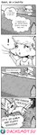 accessory animal_humanoid anthro bed black_and_white blush blush_stickers bouncing cheek_tuft comic dachimotsu dialogue english_text facial_tuft female furniture hair_accessory hi_res humanoid lagomorph lagomorph_humanoid leporid_humanoid magic mammal mammal_humanoid mono_(dachimotsu) monochrome rabbit_humanoid right_to_left screentone solo speech_bubble text tuft we're_a_party_and_you're_invited! whiskers yonkoma