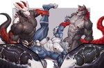 Rating: e
ID: 4330691
Date: 2023-10-03 18:31:50 -0400
Status: active
Score: 191
2023 abs agares_(amon-sydonai) amon-sydonai anal anal_penetration anthro anthro_on_anthro anthro_penetrated anthro_penetrating anthro_penetrating_anthro anus areola back_spikes badger balls barazoku barefoot beard biceps big_pecs black_body black_nose black_sclera black_skin black_tail blue_body blue_fur blue_tail bodily_fluids border butt canid canine canis chest_tuft claws clenched_teeth crotch_tuft cum cum_in_ass cum_in_mouth cum_inside cum_on_penis cum_string cutaway detailed double_penetration dragon earless ejaculation erection facial_hair facial_markings fangs feet fellatio fluffy fluffy_tail fur genital_fluids genitals grey_background grey_body grey_ears grey_fur grey_pawpads grey_paws group group_sex half-closed_eyes hand_on_arm hand_on_leg hand_on_legs happy head_markings hi_res holding_arm holding_both_legs horn howlitebadger humanoid_genitalia humanoid_penis hybrid internal legs_up long_tail looking_down looking_down_at_partner looking_pleasured lying male male/male male_penetrated male_penetrating male_penetrating_male mammal manly markings multicolored_body multicolored_fur multicolored_tail muscular muscular_anthro muscular_male mustelid musteline mythological_creature mythological_scalie mythology narrowed_eyes nipples nude nude_anthro nude_male on_back on_ground open_mouth oral orgasm pawpads paws pecs penetration penile penile_penetration penis pink_tongue presenting presenting_anus presenting_balls presenting_hindquarters presenting_penis railing raised_arm red_body red_eyes red_scales red_skin red_tail runes saliva scales scalie seductive sex shadow sharp_teeth simple_background sitting smile spikes spikes_(anatomy) spitroast spread_legs spreading tail teeth thick_thighs threesome toe_claws tongue tongue_out triceps trio tuft valefor_(amon-syondai) vein veiny_penis white_background white_body white_border white_fur white_nose white_skin white_tail wolf yellow_eyes post #4330691