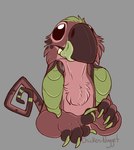 Rating: s
ID: 4748532
Date: 2024-04-28 10:11:41 -0400
Status: active
Score: 0
2022 4_fingers alien ambiguous_gender artist_name beak brown_beak brown_body brown_eyes brown_fur buzzer_(grumpyrooster) chest_tuft claws compression_artifacts curled_tail disney experiment_(lilo_and_stitch) fan_character finger_claws fingerless_(marking) fingers fur green_claws green_inner_ear green_tongue grey_background grumpyrooster half-length_portrait lilo_and_stitch male_(lore) portrait simple_background solo tail text tongue tongue_out tuft post #4748532