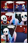 absolutedream absurd_res animated_skeleton bone clenched_teeth clothed clothing comic dialogue digital_media_(artwork) doppelganger_(literary) english_text gesture group hand_gesture hi_res humanoid kneeling male not_furry papyrus_(undertale) pointing portal power_cord sans_(undertale) skeleton teeth text undead undertale undertale_(series)