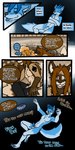 1:2 2020 animal_genitalia anthro balls biped canid cobalt_(tatsuchan18) collar comic detailed_background duo english_text eyes_closed fur genitals hair hi_res male mammal open_mouth penis sheath sitting spade_(tatsuchan18) spades_(suit) speech_bubble suit_symbol tatsuchan18 text text_box