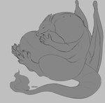 Rating: q
ID: 5415919
Date: 2025-03-06 11:28:24 -0500
Status: active
Score: 21
ambiguous_gender artist_name auto_vore belly big_belly core dragon eyes_closed feral hi_res horn huge_belly membrane_(anatomy) membranous_wings monochrome mythological_creature mythological_scalie mythology neck_bulge roobin scalie semi-anthro side_view simple_background sitting solo tail tail_tuft text tuft vore wings post #5415919