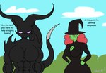 Rating: q
ID: 5575868
Date: 2025-05-16 03:10:15 -0400
Status: active
Score: 2
abs anthro breasts clothing dark_body dark_skin day duo elphaba_(bonnymama7) english_text female hat headgear headwear hi_res horn horned_humanoid humanoid hybrid magic_user mewlia muscular purple_eyes text vamrack witch witch_costume witch_hat post #5575868