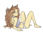 Rating: q
ID: 5542205
Date: 2025-05-01 16:43:48 -0400
Status: active
Score: 4
accessory barefoot blue_clothing blue_collar blue_shirt blue_tank_top blue_topwear bottomwear bow_ribbon breasts brown_hair bulge clothing collar digital_media_(artwork) domestic_cat eyewear feet felid feline felis glasses gynomorph hair hair_accessory hair_bow hair_ribbon humanoid hydein intersex long_hair mammal nipple_outline panties pattern_bottomwear pattern_clothing pattern_panties pattern_underwear pigtails reclining ribbons shirt simple_background skinny small_breasts solo spaghetti_strap striped_bottomwear striped_clothing striped_panties striped_underwear stripes tank_top topwear underwear white_background white_sclera post #5542205