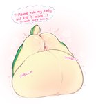 anthro anthrofied anus belly big_belly bodily_fluids cum cum_ballooning cum_inflation cum_inside deerling female generation_5_pokemon genital_fluids genitals heart_symbol hi_res huge_belly hyper hyper_belly hyper_inflation inflation lying_on_self nintendo pokemon pokemon_(species) pokemorph pregnant pregnant_anthro pregnant_female pussy raikissu resting_on_belly solo summer_deerling