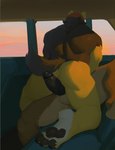 Rating: e
ID: 5268374
Date: 2024-12-26 21:33:25 -0500
Status: active
Score: 70
anthro balls baseball_cap beau_(red8ean) butt canid canine car clothing duo erection from_behind_position fur genitals hat headgear headwear hi_res humanoid_genitalia humanoid_penis imminent_sex inside_car inside_vehicle male male/male mammal mounting nude penis red8ean sex tail vehicle post #5268374