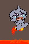 Rating: s
ID: 5423345
Date: 2025-03-09 21:42:20 -0400
Status: active
Score: 0
ambiguous_gender anthro bodily_fluids burning butt_on_fire espurr fifybear fire fur generation_6_pokemon grey_body grey_fur hi_res lava nintendo open_mouth pain pokemon pokemon_(species) purple_eyes semi-anthro simple_background solo tail_on_fire tears post #5423345