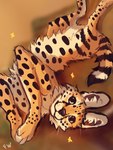 Rating: s
ID: 3900099
Date: 2023-02-28 07:12:44 -0500
Status: active
Score: 72
2023 4_toes ambiguous_gender black_nose digital_drawing_(artwork) digital_media_(artwork) feet felid feline feral flashw fur icon mammal markings orange_body orange_fur paws serval smile solo spots spotted_body spotted_fur toes post #3900099