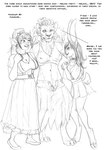 2024 amanda_(tcitw) animal_humanoid anthro arania big_breasts black_and_white blush bottomwear bovid bovid_humanoid bovine bovine_humanoid breasts cattle_humanoid clothed clothing comic digitigrade dress english_text eveleen_(tcitw) felid female fur group hair herm_(lore) hi_res humanoid lagomorph leporid lion mammal mammal_humanoid markings midriff mole_(marking) monochrome navel nipple_outline pantherine rabbit scut_tail short_tail skirt suki_(tcitw) tail tail_tuft text the_cabin_in_the_woods_(arania) trio tuft whiskers