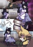 Rating: s
ID: 5515229
Date: 2025-04-19 16:16:24 -0400
Status: active
Score: 18
animal_humanoid blonde_hair blue_eyes clawed_hands clothing comic cute_fangs dark_hair dialogue digital_media_(artwork) duo english_text fangs female hair head_wings hi_res humanoid male monster_girl_(genre) purple_eyes shriekingmagpie simple_background teeth text unusual_wing_placement winged_humanoid wings post #5515229