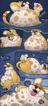 Rating: q
ID: 5655712
Date: 2025-06-20 13:39:41 -0400
Status: active
Score: 16
anthro belly big_belly blue_background comic denaturedalbumin domestic_cat english_text felid feline felis fur group hi_res macro male mammal micro mouse murid murine obese overweight rodent simple_background sleeping speech_bubble text vore yellow_body yellow_fur post #5655712