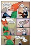 2018 akiric anthro belt bulletproof_vest canid canine clothed clothing comic crossed_arms dialogue dipstick_ears disney duo ear_markings english_text female fox gloves_(marking) green_eyes inside judy_hopps kissing lagomorph leporid male male/female mammal markings multicolored_ears nick_wilde pawpads police police_uniform purple_eyes rabbit red_fox speech_bubble text true_fox uniform wet zootopia