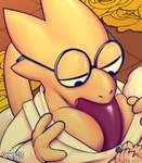 2023 alphys anthro anthro_penetrated asgore_dreemurr big_breasts blonde_pubes boss_monster_(undertale) bovid breast_play breast_squish breasts caprine eyewear fellatio female female_penetrated glasses goat hi_res male male/female male_penetrating male_penetrating_anthro male_penetrating_female mammal narrowed_eyes oral oral_penetration penetration penile penile_penetration penis_in_mouth pubes scales scalie seductive sex spincraze squish titfuck tongue tongue_out undertale undertale_(series) yellow_body yellow_scales