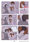 age_difference anthro arrow_sign audrey_(woofyrainshadow) bed bicolored_fur bicolored_tail big_breasts big_butt big_penis black_body black_fur blush blush_lines bodily_fluids breasts brown_hair butt canid canine canis clothing comic cum cum_on_face curvy_figure dialogue dildo dildo_in_pussy dildo_insertion domestic_dog drooling duo english_text erection fellatio female female_penetrated femboy fur furniture genital_fluids genitals hair hand_on_butt hand_on_leg hand_on_partner's_butt hand_on_thigh heart_symbol hi_res humanoid_genitalia humanoid_penis husky incest_(lore) legwear looking_pleasured male male/female male_penetrating male_penetrating_female mammal mature_anthro mature_female moan mother_(lore) mother_and_child_(lore) mother_and_son_(lore) mother_penetrated nordic_sled_dog older_penetrated onomatopoeia oral oral_penetration page_number parent_(lore) parent_and_child_(lore) parent_and_son_(lore) pattern_clothing pattern_legwear pattern_thigh_highs penetration penile penile_penetration penis penis_in_mouth rubbing_penis saliva sex sex_on_bed sex_toy sex_toy_in_pussy sex_toy_insertion son_(lore) son_penetrating son_penetrating_mother sound_effects speech_bubble spitroast spitz striped_clothing striped_legwear striped_thigh_highs stripes sweat text thigh_highs vaginal vaginal_penetration voluptuous watermark white_body white_fur woofy_(woofyrainshadow) woofyrainshadow younger_dom_older_sub