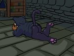 Rating: q
ID: 4617250
Date: 2024-02-23 06:17:00 -0500
Status: active
Score: 10
2024 4:3 ada.tv aliasing ambiguous_gender anthro big_butt black_body black_fur book bookshelf bottomless brick brick_wall butt butt_focus cc0 cloak clothed clothing covered_face creative_commons desk digital_media_(artwork) domestic_cat feet felid feline felis fur furniture gloves handwear leather leather_clothing leather_gloves leather_handwear looking_at_book looking_at_object lying mammal milo_(ada.tv) nonbinary_(lore) on_front partially_clothed pawpads perspective pink_pawpads public_domain raised_foot raised_tail reading reading_book rear_view shaded solo table tail thick_thighs toony wall_(structure) window post #4617250