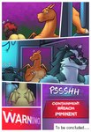 after_transformation anthro big_butt black_body black_fur butt charizard claws comic dazed doost dot_eyes duo fur generation_1_pokemon generation_5_pokemon generation_8_pokemon grin grunt_(pokemon) hi_res hisuian_form hisuian_typhlosion human male mammal mythology nintendo nude obstagoon pokemon pokemon_(species) regional_form_(pokemon) rocket_grunt smile spiral_eyes team_rocket to_be_continued unconscious warning wings zoroark