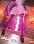 3d_(artwork) anthro anus big_butt boots breasts butt clothing digital_media_(artwork) equid equine female fire footwear forsaken_(artist) friendship_is_magic genitals hasbro hi_res high_heeled_boots high_heels humanoid_genitalia humanoid_pussy legwear mammal my_little_pony platform_footwear platform_heels purple_pussy pussy shoes solo thigh_boots thigh_highs twilight_sparkle_(mlp)