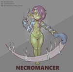 Rating: q
ID: 4371032
Date: 2023-10-24 08:17:48 -0400
Status: active
Score: 16
absurd_res areola braided_hair breasts brown_eyes critterstew eyelashes female goblin green_body green_skin grey_background hair hi_res humanoid humanoid_pointy_ears magic_user melee_weapon navel necromancer nipples not_furry nude pink_areola pink_nipples pink_sclera pointy_ears polearm purple_hair scythe simple_background small_breasts solo text thick_thighs translucent translucent_body visible_bone weapon wide_hips post #4371032