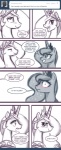 2012 ask_blog blush comic crown dialogue duo english_text equid equine female feral friendship_is_magic hasbro headgear hi_res horn john_joseco mammal my_little_pony mythological_creature mythological_equine mythology princess_celestia_(mlp) princess_luna_(mlp) sibling_(lore) sister_(lore) sisters_(lore) text tumblr unicorn user_avatar