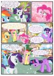 2015 absurd_res applejack_(mlp) blue_body blue_feathers blue_fur chilllum color_coded color_coded_text comic cutie_mark dialogue digital_media_(artwork) earth_pony english_text equid equine feathered_wings feathers female feral fluttershy_(mlp) friendship_is_magic fur group hair hasbro hi_res horn horse light262 mammal multicolored_hair my_little_pony mythological_creature mythological_equine mythology name_drop name_in_dialogue outside pegasus pinkie_pie_(mlp) pony rainbow_dash_(mlp) rainbow_hair rarity_(mlp) reaction_shot snow snowing speech_bubble text twilight_sparkle_(mlp) unicorn winged_unicorn wings