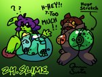 4:3 absurd_res anthro anus big_breasts blue_slime blush breasts brown_hair confusion deltarune dinosaur doggystyle duo featureless_chest female flat_chested freckled_face freckled_hips freckles from_behind_position gaping gaping_anus genitals goo_creature green_body green_slime green_spots hair hi_res kinktober kinktober_2024 kneeling large_penetration lizard long_hair long_tail looking_at_own_butt looking_back messy_hair orange_slime overwhelmed penetration prehistoric_species purple_body purple_hair pussy queen_susie red_slime reptile scalie sex sharp_teeth signature sitting sitting_on_butt slightly_chubby slime slime_in_ass slime_in_pussy slime_sex spots spread_anus spread_pussy spreading susie_(deltarune) tail teeth text thick_thighs trixie_(queen_susie) undertale_(series) yellow_eyes yellow_sclera yellow_teeth yellow_underbelly