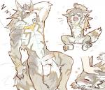 Rating: e
ID: 1633917
Date: 2018-08-24 01:41:06 -0400
Status: active
Score: 76
2018 abs absurd_res anthro balls blush bracelet canid canine canis countershading digital_media_(artwork) ear_piercing erection expression_sheet foreskin fur genitals headpat hi_res humanoid_genitalia humanoid_penis jackal jewelry lifewonders male mammal nude partially_retracted_foreskin pecs penis piercing seth_(tas) sollyz solo tokyo_afterschool_summoners post #1633917