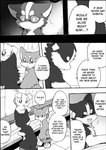 a-chan ayaka canid canine canis comic domestic_dog english_text feral hanako_(ayaka) husky kyappy mammal monochrome nordic_sled_dog semi-anthro shiba_inu shibeta spitz text