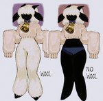 Rating: s
ID: 4256893
Date: 2023-08-27 01:59:21 -0400
Status: active
Score: 42
2023 ambiguous_gender anthro biped black_body black_ears black_fur black_horn blue_clothing bottomless bovid caprine clothed clothing english_text fur ghost_(wolfertinger) horn mammal sheep solo text topwear underwear white_body white_clothing white_fur wolfertinger wool_(fur) yellow_clothing post #4256893