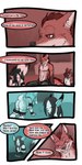 1:2 2016 all_fours anthro biped canid collar comic daisy_(tatsuchan18) detailed_background dialogue english_text female fenrir_(tatsuchan18) fur group hair havoc_(tatsuchan18) hi_res hyena lagomorph leporid male mammal mink_(tatsuchan18) open_mouth rabbit speech_bubble tatsuchan18 text