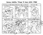 abuse anon black_eye_(injury) blood bodily_fluids bruised chart cutie_mark dialogue duo english_text equid equine feathered_wings feathers female friendship_is_magic hasbro hitting looking_at_viewer mammal meme monochrome my_little_pony mythological_creature mythological_equine mythology open_mouth pegasus rainbow_dash_(mlp) sketch text unknown_artist waifu_chart wings