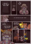 2016 anthro babystar biped comic detailed_background dialogue digital_media_(artwork) eeveelution english_text female flareon fur gemma_polson generation_1_pokemon group hair hi_res male mammal nintendo pacifier pokemon pokemon_(species) rasile_murdock rodent sciurid sitting standing text tree_squirrel trio young young_anthro zeezee_murdock