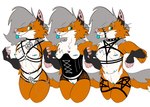 2021 american_opossum anthro belly_nipples big_hair blue_insides blue_nipples blue_pussy blue_tongue breasts canid canine clothing corset cyanotic_epithelium digital_media_(artwork) fablittlefox female fishnet_clothing fishnet_legwear fox foxx_(fablittlefox) genitals grey_hair hair harness hybrid lace legwear lingerie looking_aside mammal marsupial multiple_angles multiple_outfits nipple_chain nipple_piercing nipples occult_symbol pentacle_pendant pentagram pentagram_necklace piercing pouch_(anatomy) pussy simple_background small_breasts solo symbol thigh_up tongue tongue_out topwear unusual_insides virginia_opossum white_background