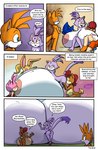 2_tails amy_rose anthro archie_comics big_breasts blaze_the_cat blue_eyes bodily_fluids breast_expansion breast_play breast_suck breastfeeding breasts brown_body brown_fur bunnie_rabbot canid canine chipmunk cream_the_rabbit cunnilingus dipstick_tail domestic_cat english_text eulipotyphlan expansion eyes_closed eyeshadow felid feline felis female female/female forehead_gem fox fur gem genital_fluids ground_squirrel group growth hair hedgehog hi_res huge_breasts hyper hyper_breasts immobile lactating lagomorph leporid looking_back looking_pleasured makeup male mammal markings miles_prower multi_tail nipple_fetish nipple_play nipple_suck nipples nude oral pink_body pink_fur purple_body purple_eyeshadow purple_fur rabbit red_hair rodent sally_acorn sciurid scut_tail sega sex shieltar short_tail sonic_the_hedgehog sonic_the_hedgehog_(archie) sonic_the_hedgehog_(comics) sonic_the_hedgehog_(series) sucking tail tail_markings text vaginal vaginal_fluids yellow_body yellow_eyes yellow_fur