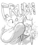 Rating: q
ID: 3855250
Date: 2023-02-05 10:42:43 -0500
Status: active
Score: 25
2023 5_fingers against_surface against_wall angry anthro attack big_breasts big_ears big_eyes blood bodily_fluids breast_crush breasts cheek_tuft claws closed_frown clothed clothed_anthro clothed_female clothed_male clothing compression_sound_effect cracks crush crushing_sound_effect dbaru digital_drawing_(artwork) digital_media_(artwork) domestic_cat dropping_object duo eyebrows eyelashes facial_tuft felid feline felis female finger_claws fingers front_view frown fur fur_tuft head_turned hi_res huge_breasts humanoid_hands katia_managan khajiit knife looking_at_another male male/female mammal microsoft monochrome motion_lines mouth_closed no_irises onomatopoeia open_mouth pain pointy_ears prequel_adventure prick_ears pupils saliva saliva_string sketch small_nose sound_effects teeth text the_elder_scrolls tongue topwear tuft wounded post #3855250