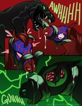 Rating: e
ID: 5580046
Date: 2025-05-17 22:17:38 -0400
Status: active
Score: 32
absurd_res alien bodily_fluids comic dizzy dizzy_eyes drooling duo ear_penetration equid equine feral hi_res horse_venom hybrid intelligence_loss long_tongue male male/male mammal manahallowhound marvel mask mindfuck oral penetration saliva spider-horse_(manahallowhound) spider-man_(series) spiral_eyes symbiote tongue tongue_fucking tongue_out tongue_wrap post #5580046