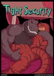 abelisaurid absurd_res anal anal_fingering anthro anthro_fingered anthro_fingering anthro_fingering_anthro anthro_on_anthro bed biceps big_dom_small_sub burrserk butt carnotaurus comic cover cover_art cover_page dinosaur dominant eloy_(husky92) english_text fingering furniture hi_res husky92 looking_at_viewer maku_(burrserk) male male/male male_fingering_male muscular muscular_anthro muscular_male on_bed pecs prehistoric_species rape_face red_eyes reptile scalie sex sharp_teeth size_difference smile striped_body stripes teeth text theropod title tyrannosaurid tyrannosauroid tyrannosaurus tyrannosaurus_rex worried yellow_sclera