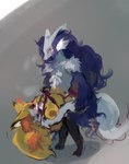 anthro bdsm big_breasts bios_(biosbunny) blush bondage bound braixen breasts delphox duo female feral generation_6_pokemon hi_res knotting male male/female nintendo okami_(mitsuyoshicf) penetration pokemon pokemon_(species) suspension suspension_bondage vaginal vaginal_penetration zanthu