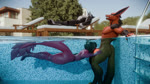 16:9 3d_(artwork) 3d_animation animated anthro anthro_on_anthro anthro_penetrated anthro_penetrating anthro_penetrating_anthro black_body black_fur black_hair bodily_fluids butt canid canine canis clothing digital_media_(artwork) duo fellatio female female_penetrated fish flat_chested fox fur genitals hair hel_(shiretsuna) high_framerate kayn_(rekin3d) male male/female male_penetrating male_penetrating_female mammal marine muscular muscular_male mythological_canine mythological_creature mythology no_sound nonbinary_(lore) nude oral orange_body orange_fur penetration penile penis penis_in_mouth pool red_body rekin3d ren_(remanedur) sex short_playtime webm werecanid werecanine werecreature werewolf widescreen wolf