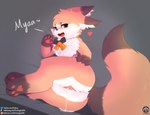 absurd_res anthro anus bedroom_eyes bell bodily_fluids butt canid canine chibi clothing cum cum_drip cum_in_pussy cum_inside cum_on_body dipstick_limbs dipstick_tail dripping female fluffy fluffy_tail fox fur gaping gaping_pussy genital_fluids genitals halloween heart_symbol hi_res holidays mammal markings narrowed_eyes nia_(senz) orange_body orange_eyes orange_fur pawpads presenting presenting_hindquarters presenting_pussy pussy ribbons seductive senz solo spread_pussy spreading tail tail_markings text url