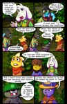 absolutedream absurd_res asriel_dreemurr beaver boss_monster_(undertale) bovid caprine comic dialogue english_text flower forest frisk_(undertale) group hi_res human lagomorph lizard mammal monster_kid plant rabbit_shopkeeper reptile rodent scalie text tree undertale undertale_(series)