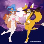 Rating: e
ID: 5287829
Date: 2025-01-05 02:30:11 -0500
Status: active
Score: 44
2024 anthro bedroom_eyes big_breasts black_nose blue_eyes blush breasts broom broom_riding canid canine canis claire_o'conell cleaning_tool dipstick_tail domestic_dog duo female fennec_fox fox genitals green_eyes hi_res huge_breasts kibbles_(uberquest) mammal markings narrowed_eyes open_mouth pussy seductive skidd tail tail_markings true_fox uberquest witch_hat_only post #5287829