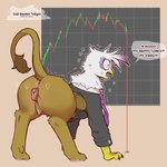 Rating: e
ID: 5602959
Date: 2025-05-27 18:58:50 -0400
Status: active
Score: 245
1:1 2025 animal_genitalia animal_pussy anus avian beak bodily_fluids canine_genitalia canine_pussy chart clothing cold-blooded-twilight english_text female feral flying_sweatdrops friendship_is_magic genitals gilda_(mlp) gryphon hasbro hi_res jacket my_little_pony mythological_avian mythological_creature mythology necktie pussy solo sweat sweatdrop tail teats text topwear wings worried post #5602959