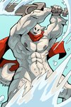 2024 2:3 abs absurd_res anthro bruno_(ceehaz) canid canine canis ceehaz convenient_censorship dog_knight_rpg domestic_dog fur hi_res holding_melee_weapon holding_object holding_sword holding_weapon male mammal melee_weapon mostly_nude mostly_nude_anthro mostly_nude_male muscular muscular_male nipples nordic_sled_dog nude nude_anthro nude_male samoyed scar scarf scarf_only solo spitz sword weapon white_body white_fur