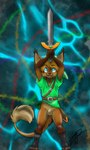 Rating: e
ID: 5572607
Date: 2025-05-14 20:15:56 -0400
Status: active
Score: 8
abstract_background animal_genitalia anthro balls belt big_ears bottomless canid canine clothed clothing ear_tuft felid fully_sheathed genitals green_clothing green_hat green_headwear green_shirt green_topwear green_tunic hat headgear headwear hi_res holding_melee_weapon holding_object holding_sword holding_weapon hybrid link looking_up male mammal master_sword melee_weapon nintendo scabbard sheath shirt smile solo standing sword tail tail_tuft the_legend_of_zelda topwear tuft tunic weapon zephyrpanthur post #5572607