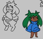 Rating: s
ID: 5368513
Date: 2025-02-12 14:59:43 -0500
Status: active
Score: 13
2024 4_fingers anthro barefoot blue_clothing blue_sweater blue_topwear bottomless bottomless_anthro brown_body brown_skin cave_story clothed clothing crotch_tuft digital_drawing_(artwork) digital_media_(artwork) eyelashes facial_scar feet female female_anthro female_human fingers floppy_ears green_hair grey_background gushee hair human lagomorph looking_aside lop_ears mammal mimiga scar simple_background standing sue_sakamoto sweater sweater_only topwear topwear_only tuft x_scar post #5368513